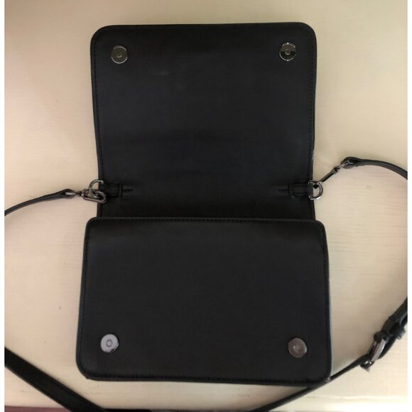 TORY BURCH Handbag Britten Printed Patent Combo Crossbody - Picture 9 of 15